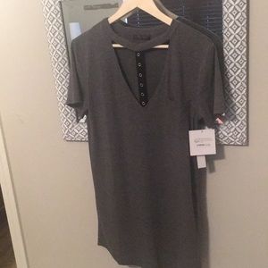 Grey, boutique t-shirt dress